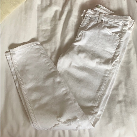 Topshop // Jamie jeans with knee rips - Picture 1 of 6